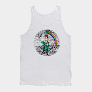 A Drunken Sea, Round and Slightly Coloured Tank Top